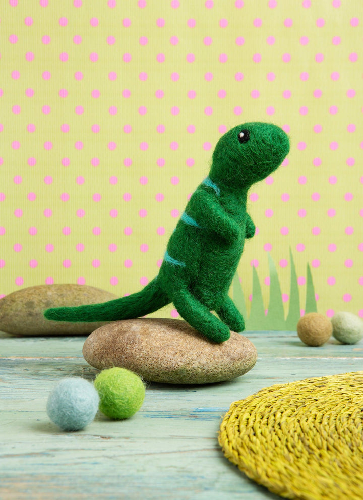 T-Rex Mini Needle Felting Kit-Needle Felting-Hawthorn Handmade-Acorns &amp; Twigs