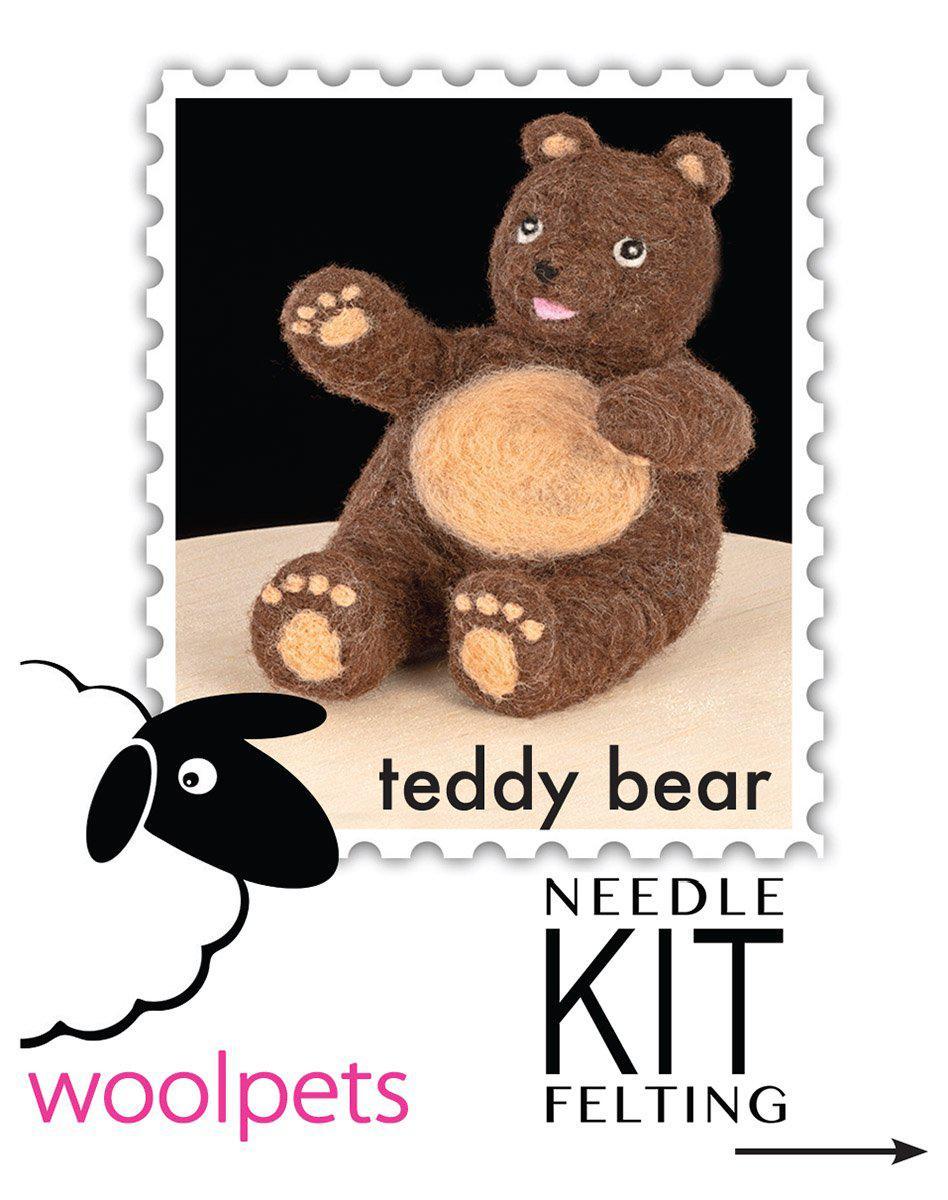 Teddy Bear Special Edition Needle Felting Kit - Intermediate-Needle Felting-WoolPets-Acorns &amp; Twigs