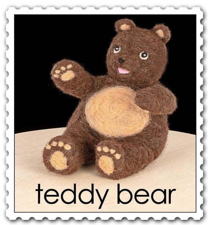 Teddy Bear Special Edition Needle Felting Kit - Intermediate-Needle Felting-WoolPets-Acorns &amp; Twigs