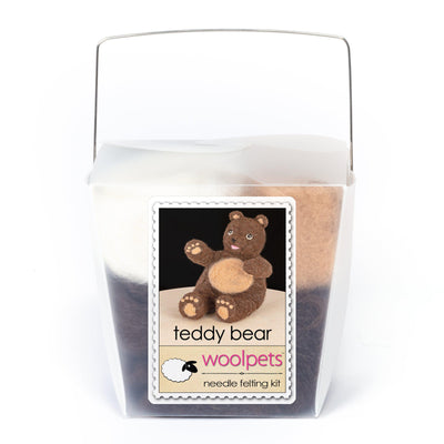 Teddy Bear Special Edition Needle Felting Kit - Intermediate-Needle Felting-WoolPets-Acorns & Twigs