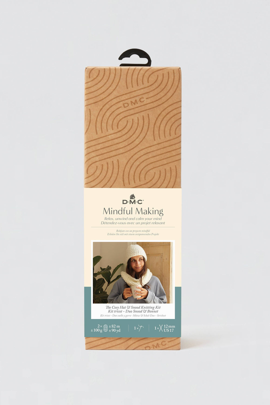 The Cozy Hat &amp; Snood Knitting Kit-Knitting-DMC-Acorns &amp; Twigs