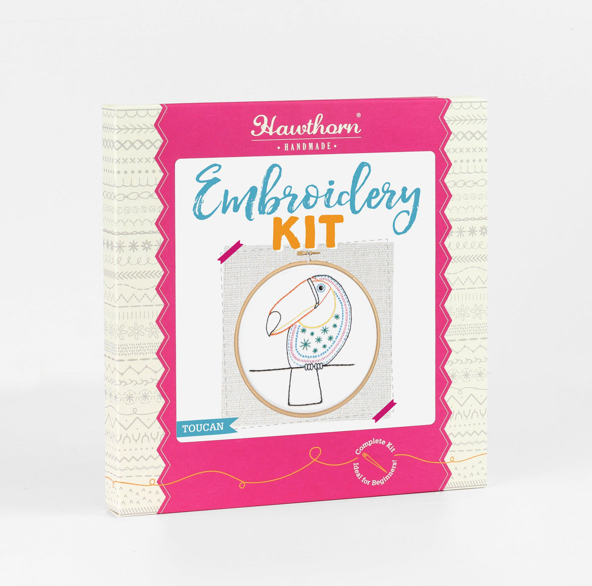 Toucan Embroidery Kit-Embroidery-Hawthorn Handmade-Acorns & Twigs