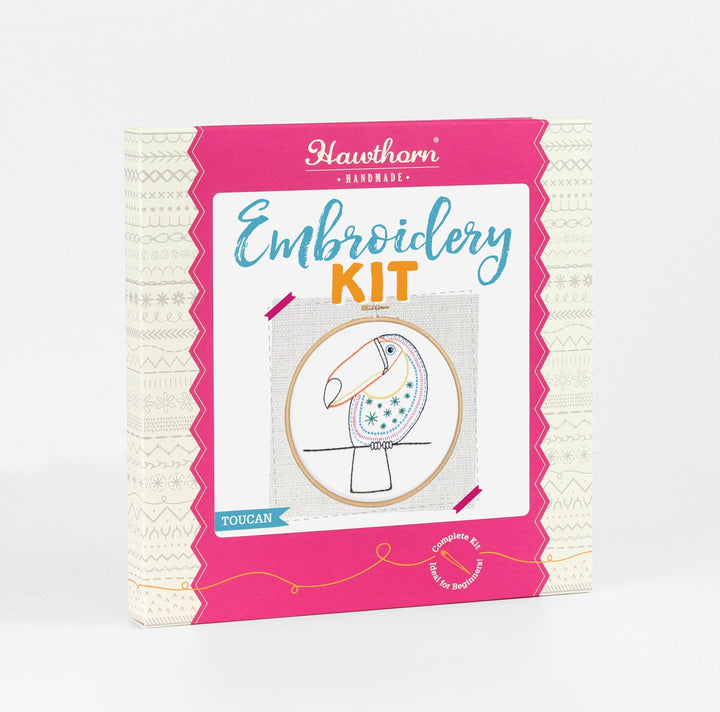 Toucan Embroidery Kit-Embroidery-Hawthorn Handmade-Acorns &amp; Twigs