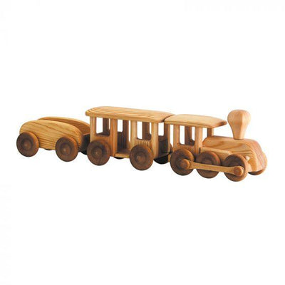 Train with Wagons-Wooden Toy-Debresk-Acorns & Twigs