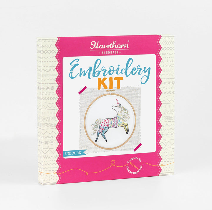 Unicorn Embroidery Kit-Embroidery-Hawthorn Handmade-Acorns &amp; Twigs