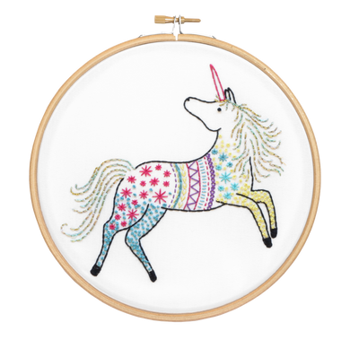Unicorn Embroidery Kit-Embroidery-Hawthorn Handmade-Acorns & Twigs