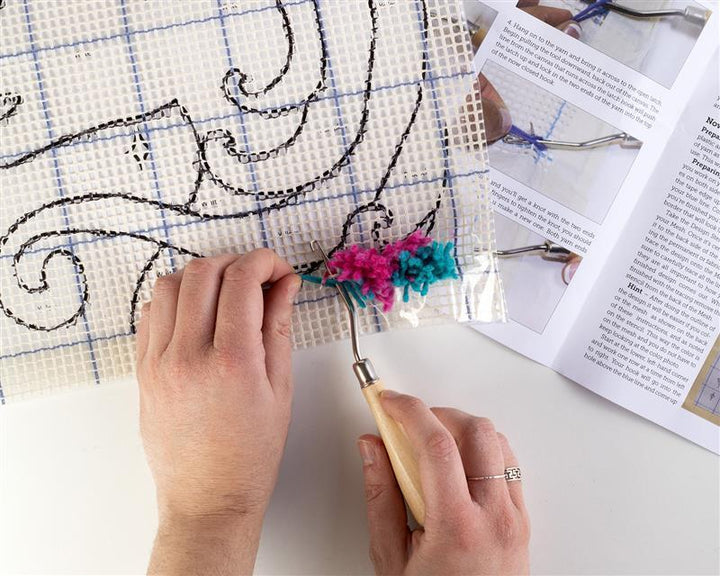 Unicorn Latch Hooking Kit by Friendly Loom™-Rug Hook-Friendly Loom-Acorns &amp; Twigs