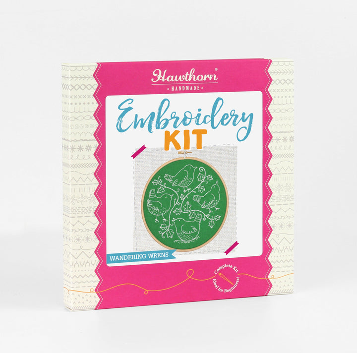 Wandering Wrens Embroidery Kit-Embroidery-Hawthorn Handmade-Acorns &amp; Twigs