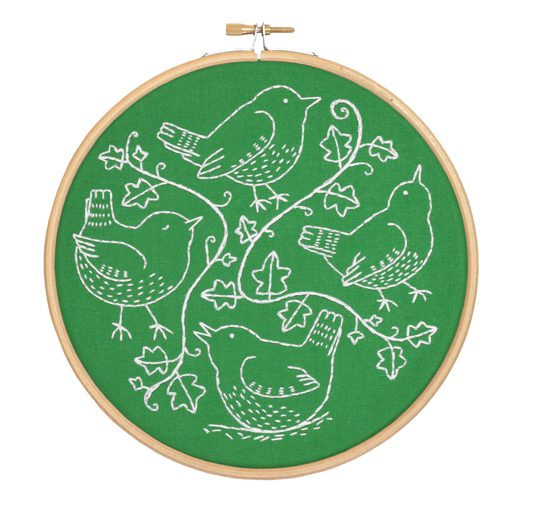 Wandering Wrens Embroidery Kit-Embroidery-Hawthorn Handmade-Acorns &amp; Twigs