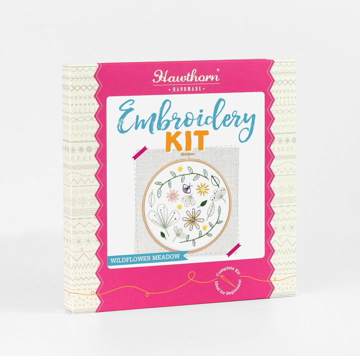 Wildflower Meadow Embroidery Kit-Embroidery-Hawthorn Handmade-Acorns &amp; Twigs