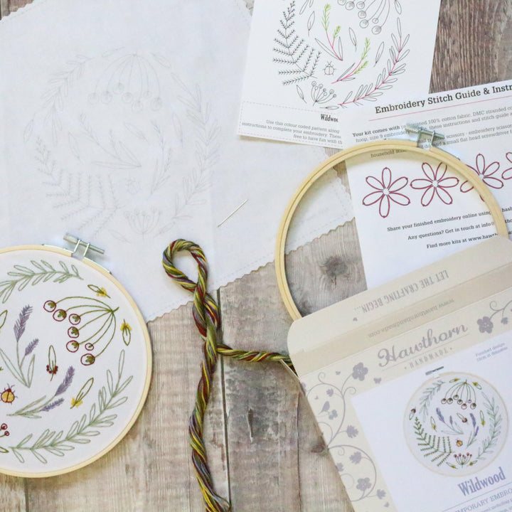 Wildwood Embroidery Kit-Embroidery-Hawthorn Handmade-Acorns &amp; Twigs