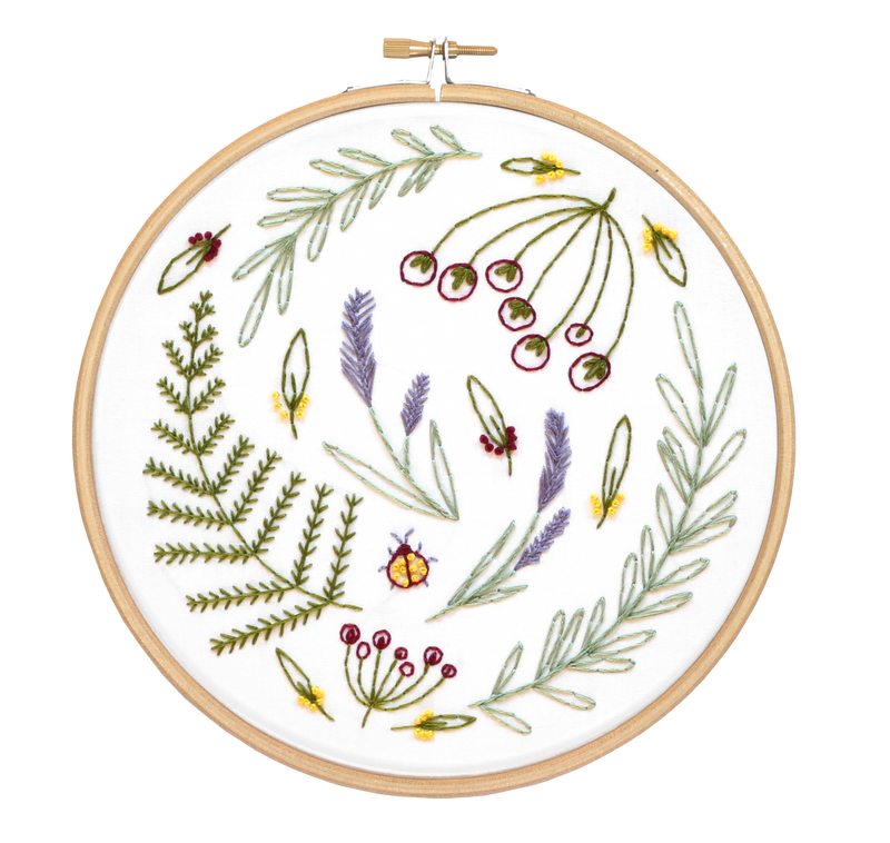 Wildwood Embroidery Kit-Embroidery-Hawthorn Handmade-Acorns & Twigs