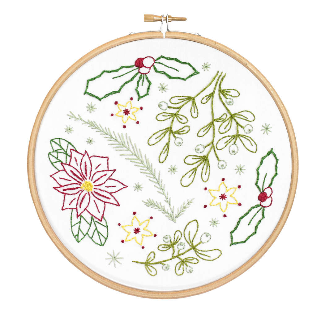 Winter Walk Embroidery Kit-Embroidery-Hawthorn Handmade-Acorns &amp; Twigs