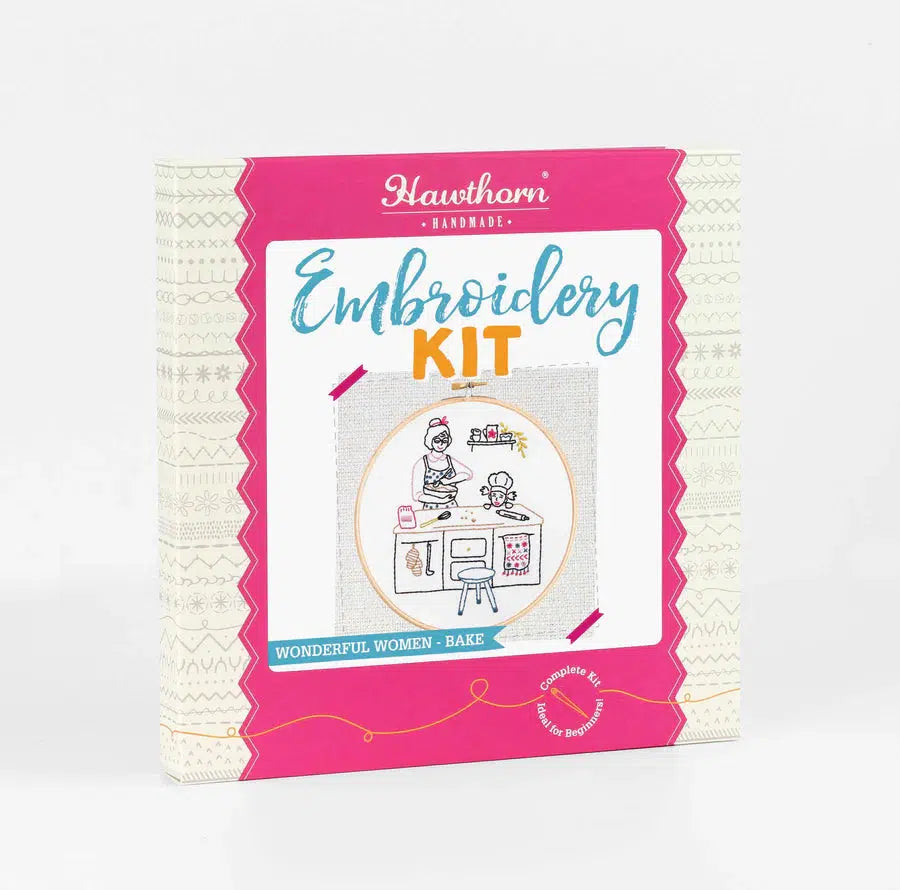 Wonderful Women-Bake Embroidery Kit-Embroidery-Hawthorn Handmade-Acorns & Twigs