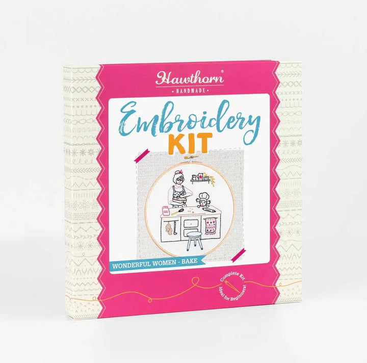 Wonderful Women-Bake Embroidery Kit-Embroidery-Hawthorn Handmade-Acorns &amp; Twigs