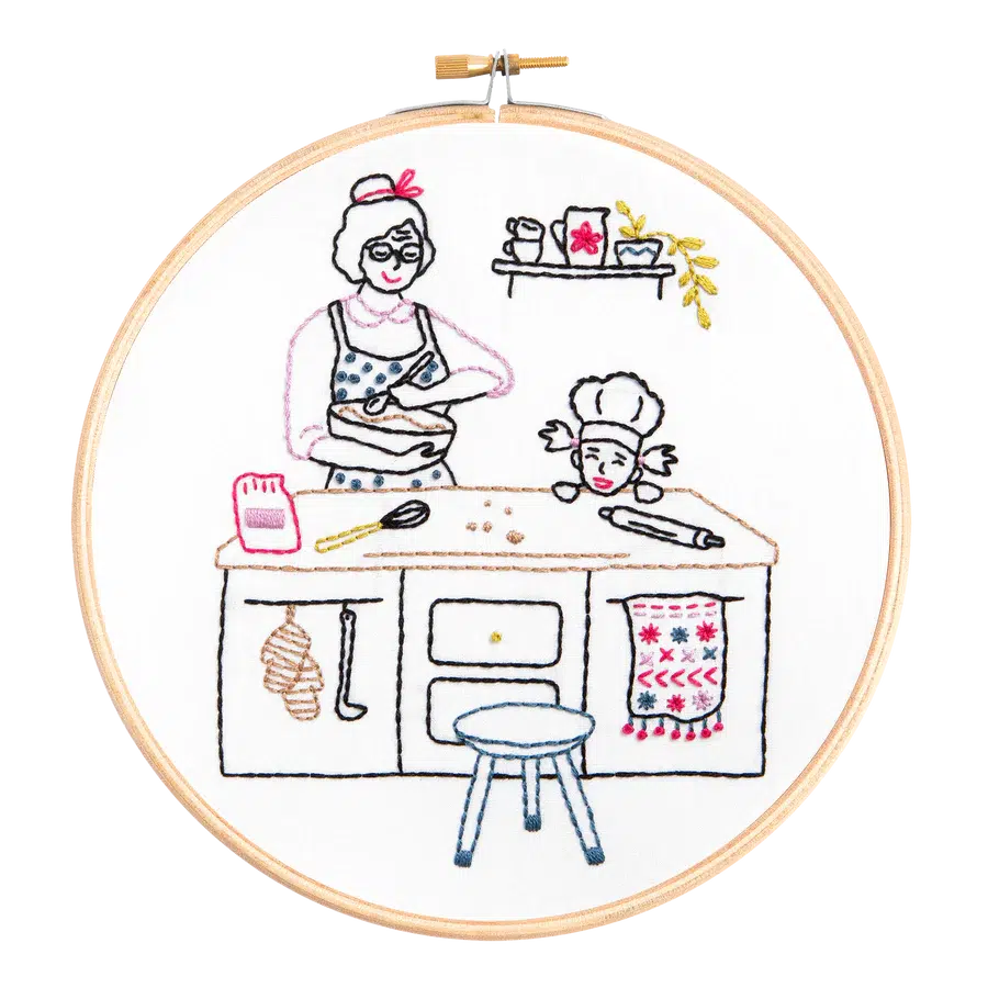 Wonderful Women-Bake Embroidery Kit-Embroidery-Hawthorn Handmade-Acorns &amp; Twigs