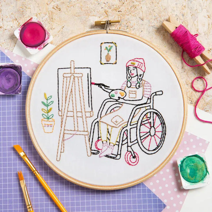 Wonderful Women-Create Embroidery Kit-Embroidery-Hawthorn Handmade-Acorns &amp; Twigs
