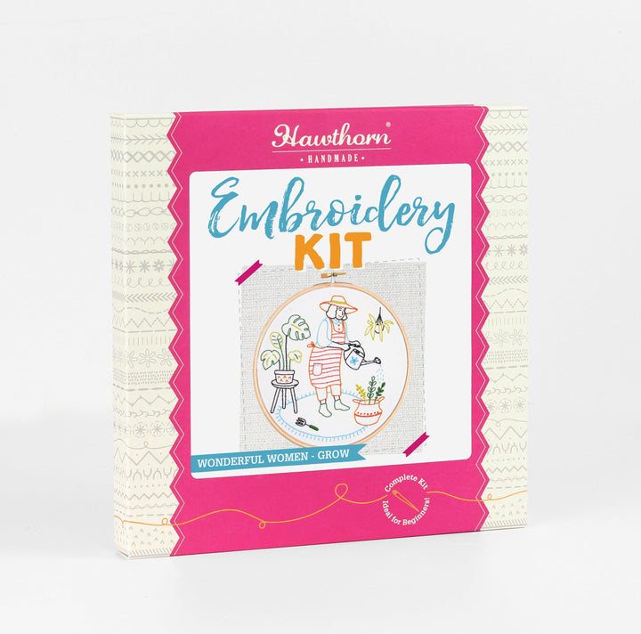 Wonderful Women-Grow Embroidery Kit-Embroidery-Hawthorn Handmade-Acorns &amp; Twigs
