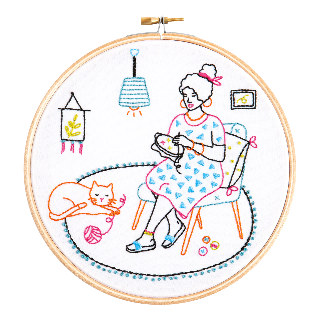 Wonderful Women-Relax Embroidery Kit-Embroidery-Hawthorn Handmade-Acorns &amp; Twigs