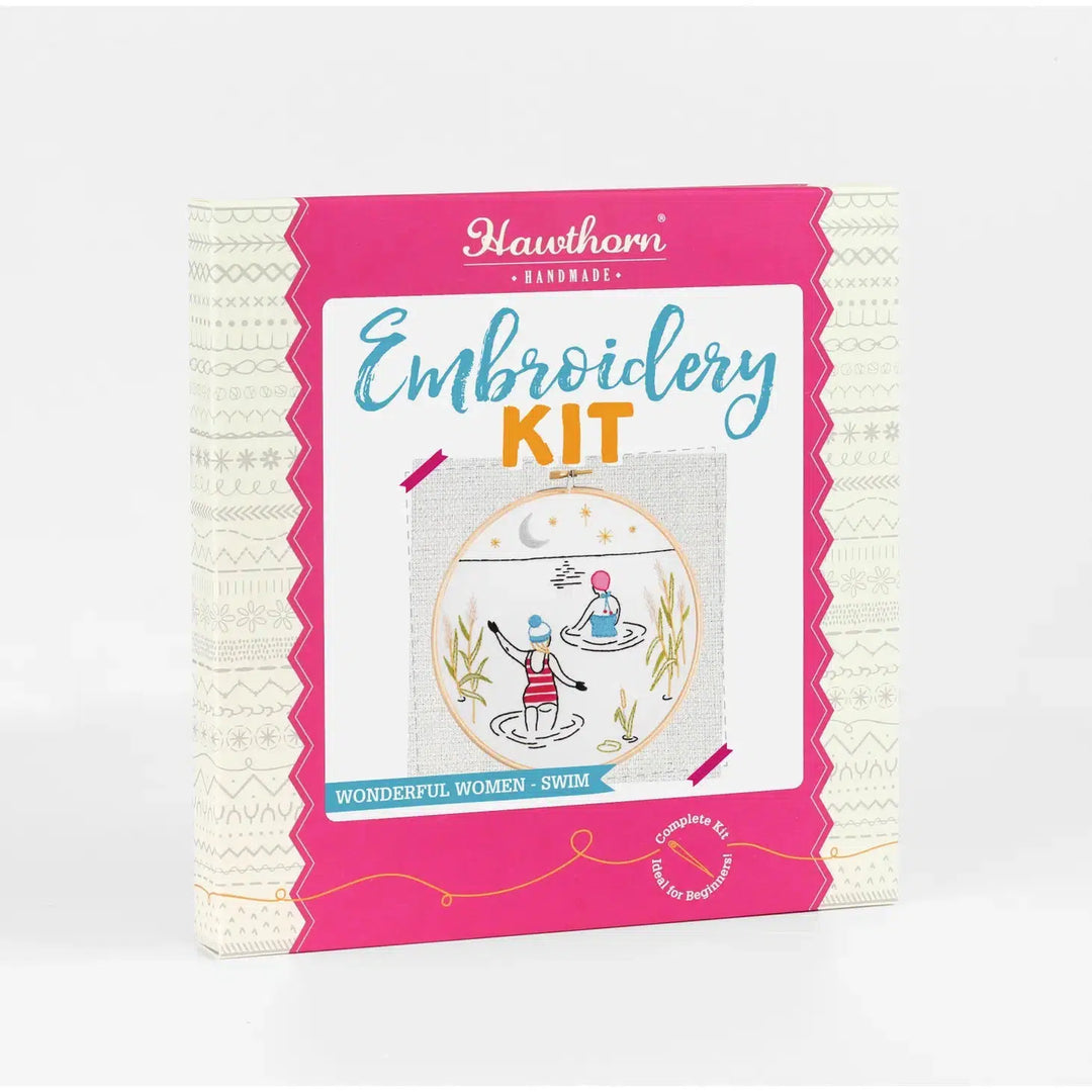 Wonderful Women-Swim Embroidery Kit-Embroidery-Hawthorn Handmade-Acorns &amp; Twigs