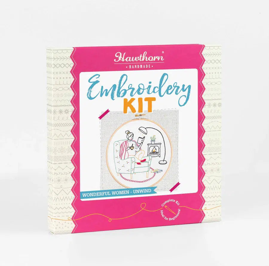 Wonderful Women-Unwind Embroidery Kit-Embroidery-Hawthorn Handmade-Acorns &amp; Twigs