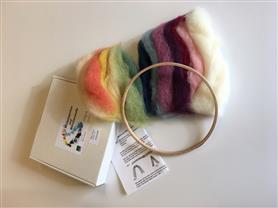 Wool Doll Mobile Kit - 13 Colors-Wool Kit-Filges-Acorns &amp; Twigs