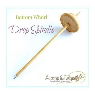 Wool Spinning Spindle-Spinning-Acorns &amp; Twigs-Acorns &amp; Twigs