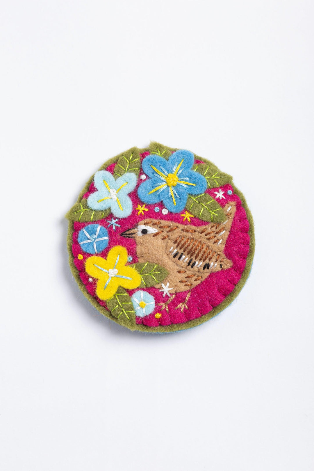 Wren Felt Craft Kit (Brooch)-Felt Craft-Hawthorn Handmade-Acorns &amp; Twigs